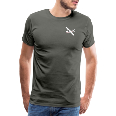 Männer Premium T-Shirt: Cessna-Pilot – Bild 2