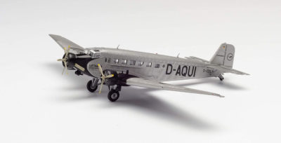 herpa 609395 19040 – Junkers Ju-52/3 m, Lufthansa D-Aqui, Military, Flieger, Modell Flugzeug, Modellbau, Miniaturmodelle,