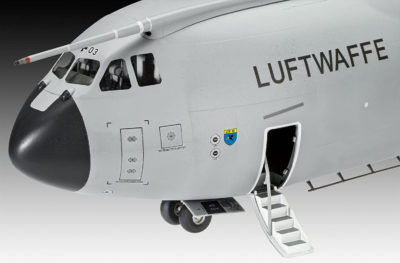 Revell REV-03929 Airbus A400M Atlas, Flugzeugmodellbausatz 1:72, 64,4 cm 03929, unlackiert – Bild 7