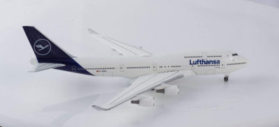 herpa 532761 – Boeing 747-400, Intercontinental, Lufthansa Doppeldecker, Wings, Modell Flugzeug, Flieger, Modellbau,