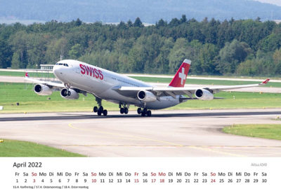 Edition Seidel Flugzeuge Premium Kalender 2022 DIN A3 Wandkalender Airbus Boeing Jets – Bild 5