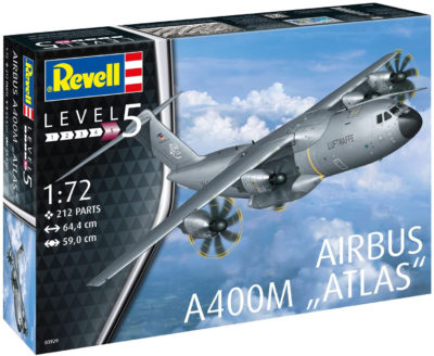 Revell REV-03929 Airbus A400M Atlas, Flugzeugmodellbausatz 1:72, 64,4 cm 03929, unlackiert – Bild 10