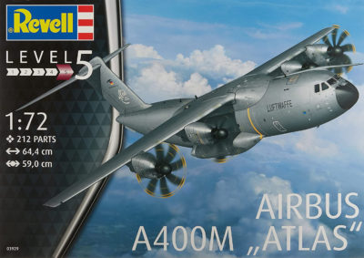 Revell REV-03929 Airbus A400M Atlas, Flugzeugmodellbausatz 1:72, 64,4 cm 03929, unlackiert – Bild 3