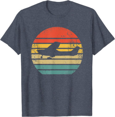 Retro Flugzeugführer Luftfahrt - Vintage Flugzeug Pilot T-Shirt – Bild 7