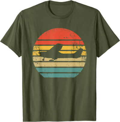 Retro Flugzeugführer Luftfahrt - Vintage Flugzeug Pilot T-Shirt – Bild 8