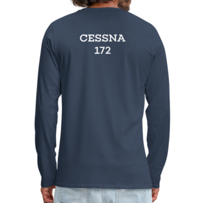 Cessna 172, Männer Premium Langarmshirt – Bild 2