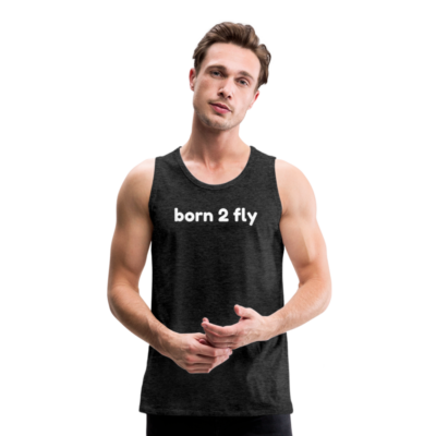 Männer Premium Tank Top "born to fly" – Bild 9