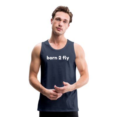 Männer Premium Tank Top "born to fly" – Bild 10