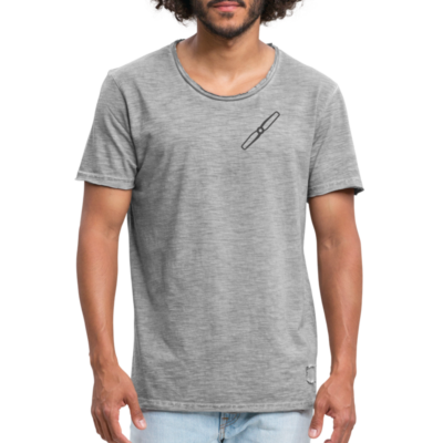 Männer Vintage T-Shirt mit 2-Blatt-Propeller-Aufdruck – Bild 9